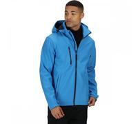 Regatta Professional Mens Venturer 3 Layer Printable Hooded Softshell Jacket, French Blue(navy), M EU