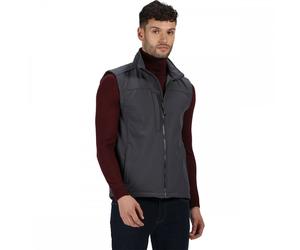 Regatta Professional TRA788 Mens Flux Softshell Bodywarmer Seal Grey S S