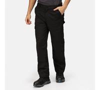 Regatta Professional TRJ500 Mens Pro Multi Pocket Cargo Trousers Black 42" 32"
