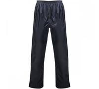 Regatta Men's Professional Pro Packaway Waterproof & Breathable Windproof Overtrousers Trousers, Navy, 3XL UK