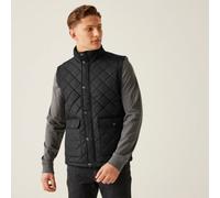Regatta Tyler Black Men's Water-repellent Diamond-quilt Insulated Bodywarmer