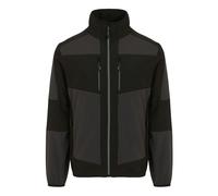 Regatta Professional Unisex Adult 2 Layer Soft Shell Jacket - Ash/Black - XXL - Ash/Black