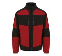 Regatta Professional Unisex Adult 2 Layer Soft Shell Jacket - Classic Red/Black - XL - Classic Red/Black - 100% Mixed
