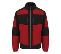 Regatta Professional Unisex Adult 2 Layer Soft Shell Jacket Clic Red/black (L)