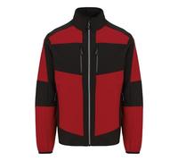 Regatta Professional Men's E-Volve 2 Layer Softshell Jacket Classic Red Black, Size: L