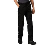 Regatta Professional TRJ500 Mens Pro Multi Pocket Cargo Trousers Black 44" 32"