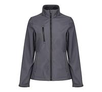 Regatta Professional Womens Ablaze 3-layer Printable Softshell Jacket, Seal Grey(black), 14 EU