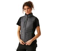 Regatta Professional Women's Ada Hybrid Hybrid Body Warmer in Dark Grey | Size: 10 Regatta Professional Dark Grey 10