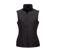 Regatta Flux black women's water-repellent softshell bodywarmer #TRA79