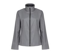 Regatta Professional Womens/Ladies Printable Soft Shell Jacket - Rock Grey/Black - 20 UK - Rock Grey/Black - 100% Polyester