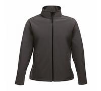 Regatta Professional Womens/Ladies Printable Soft Shell Jacket - Seal Grey/Black - 20 UK - Seal Grey/Black