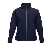 Regatta Professional Womens/Ladies Printable Soft Shell Jacket - Navy Blue/French Blue - 18 UK - Navy Blue/French Blue