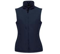 Regatta Womens/Ladies Flux Softshell Bodywarmer / Sleeveless Jacket (Water Repellent & Wind Resistant) - Navy - Size 14 UK