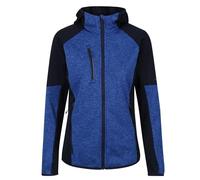 Regatta Professional Womens X-pro Coldspring Ii Hybrid Full Zip Hooded Fleece Jacket, Oxford Blue Marl/Navy, 10 EU