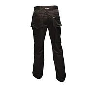 Regatta Professional Work Trousers Black 28R with Cordura Fabric, DWR Finish, and Reinforced Hem