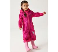 Pink unisex 6-12 Months Regatta Kids’ Puddle IV Puddle Suit Pink, Size: 6-12 Months
