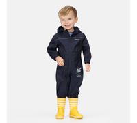 REGATTA PUDDLE IV BOYS GIRLS WATERPROOF ALL IN ONE RAIN SUIT KIDS CHILDRENS
