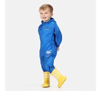REGATTA PUDDLE IV BOYS GIRLS WATERPROOF ALL IN ONE RAIN SUIT KIDS CHILDRENS