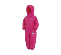 REGATTA PUDDLE IV BOYS GIRLS WATERPROOF ALL IN ONE RAIN SUIT KIDS CHILDRENS