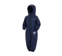 Regatta Unisex Kids All-in-One Waterproof Puddle Suit | Hooded, Durable, Water Repellent, Breathable & Lightweight Rain Suit with Reflective Trims for Boys and Girls