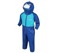 Regatta Puddle Waterproof Suit, Nablue/Wshaz, 4 Years Children