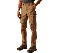 Regatta Men's Questra Durable Water-Repellent Cargo Trousers in Brown | Size: 38R Regatta Brown 38R