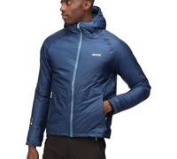 Regatta Radnor Insulated Mens Waterproof Jacket Blue Hooded Outdoor Walking Coat