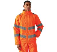 Hi-Vis Pro Contract Dover Jacket Regatta Burnt Orange M