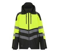 Regatta Professional Men's Hi-vis X-pro Waterproof Shell Jacket Class 2 Black Yellow, Size: M