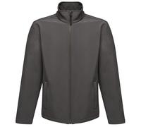 Regatta Reid Mens Softshell Wind Resistant Water Repellent Jacket (Seal Grey) - Size 3XL