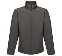 Regatta Reid Mens Softshell Wind Resistant Water Repellent Jacket (Seal Grey) - Size Large