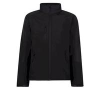 Regatta Reid Mens Softshell Wind Resistant Water Repellent Jacket (Black) - Size Large