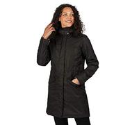 Regatta Rimona Waterproof Breathable Taped Seams Insulated Lined Hooded Jacket - Black, 8