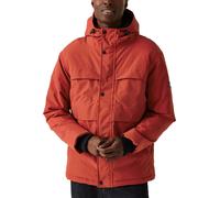 Regatta Ronin II Insulated Mens Waterproof Jacket Red Hooded Zip Pocket Coat