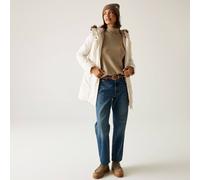 Regatta Sabinka Hooded Waterproof Longline Insulated Jacket In Beige Beige 8