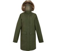Regatta Sabinka II Parka Jacket fur trim | Dark Khaki | Waterproof | Size 12