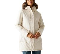 Regatta Sabinka Insulated Womens Waterproof Jacket Cream Hooded Outdoor Coat