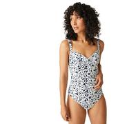 Regatta Womens Sakari Tummy Control Costume Navy White Large Floral, Size: 12
