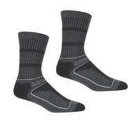 Brown female UK 6-8 Regatta Women's 2 Pack Samaris 3 Season Sock Brown, Size: UK 6-8