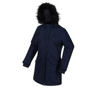 Regatta Womens Samiyah Waterproof Hooded Parka Jacket Coat - Navy - Size 10 UK
