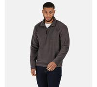 Regatta Seal Grey Men's Lightweight Layering Quarter-zip Micro Fleece #TRF549