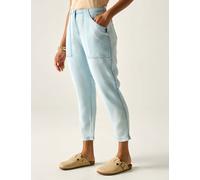 Regatta Shorebella Cotton Blend Straight Leg Joggers Blue