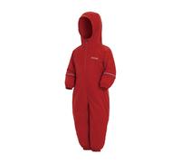 Regatta Splosh Hooded Waterproof All in One Puddle Suit in Dark Red | Size: 5-6 Years Regatta Dark Red 5-6 Years