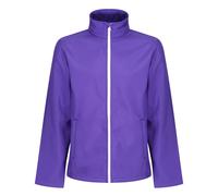 Regatta Standout Mens Ablaze Printable Soft Shell Jacket (Purple/Black) Softshell - Size Small