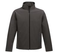 Regatta Standout Mens Ablaze Printable Soft Shell Jacket (Seal Grey/Black) Softshell - Size Small