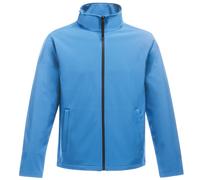Regatta Standout Mens Ablaze Printable Softshell Jacket - French Blue/Navy - XL - French Blue/Navy