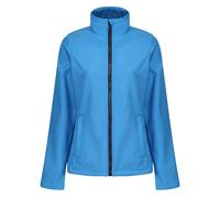 Regatta Standout Women's Ablaze Printable Soft Shell Jacket - French Blue/Navy - French Blue/Navy - 16