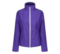 Regatta Standout Womens/Ladies Ablaze Printable Soft Shell Jacket (Purple/Black) - Multicolour - Size 14 UK