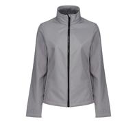 Regatta Standout Women's Ablaze Printable Soft Shell Jacket - Rock Grey/Black - 14 - Rock Grey/Black - 100% Polyester