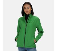 Regatta Standout Women's Ablaze Printable Soft Shell Jacket - Extreme Green/Black - Extreme Green/Black - 12